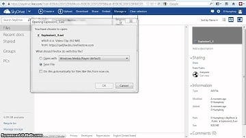 Creating live.com account and upload