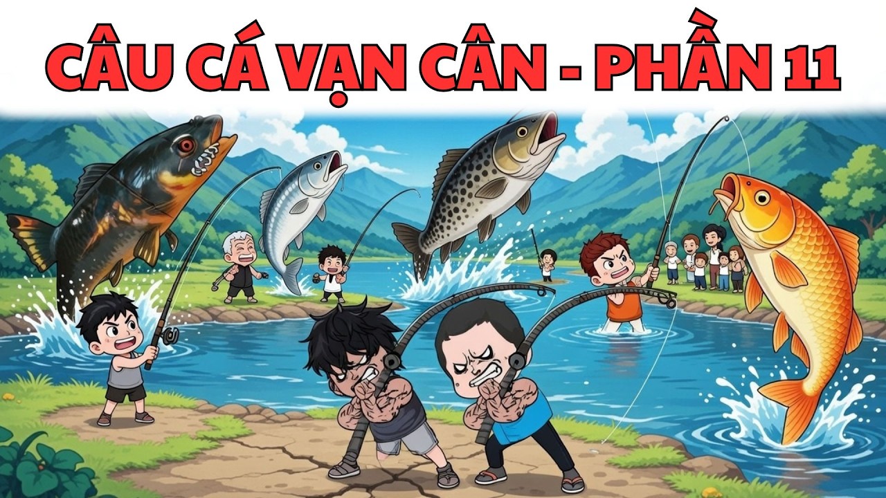 Câu Cá Vạn Cân Phần 11| Tập101 - 110 | Anh họ tôi dùng mánh khóe tại cuộc thi câu cá toàn cầu