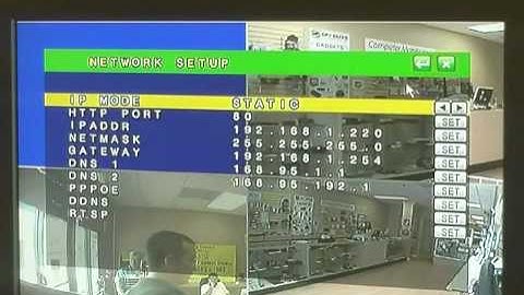 How To Setup CCTV DVR Internal LAN Connection For Port Forwarding