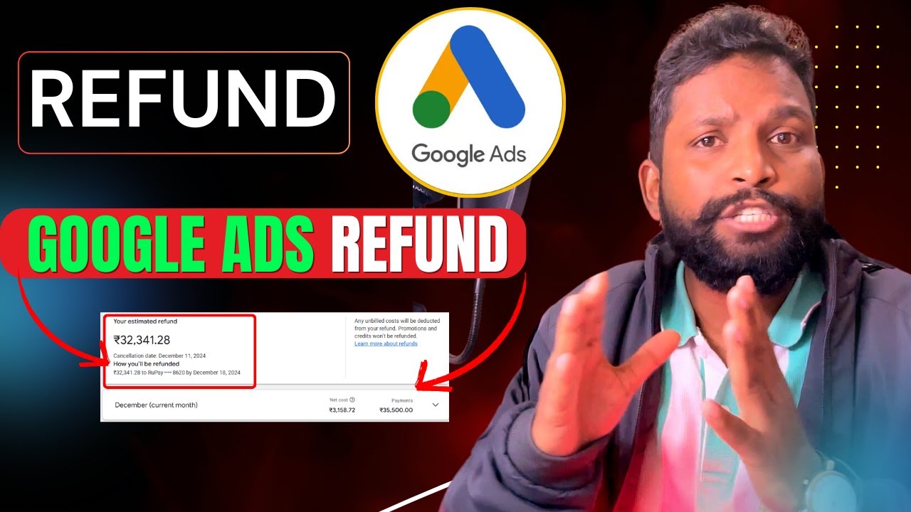 Google Ads Se Refund Kaise Le 2025 | Google Ads Refund Process Hindi ...