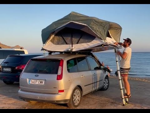 Cómo instalar la tienda de techo para coche Jovive Tent 👍 