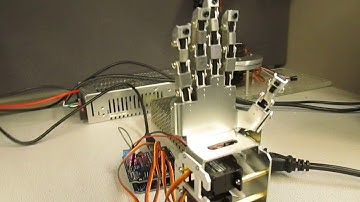 Arduino Running the Servo hand with an array