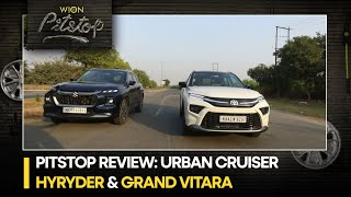 Toyota Urban Cruiser Hyryder vs Maruti Suzuki Grand Vitara | Comparison Review | WION Pitstop