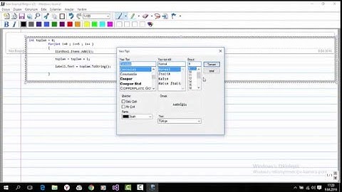 C# FOR Döngüsü Kullanımı  Ders 4