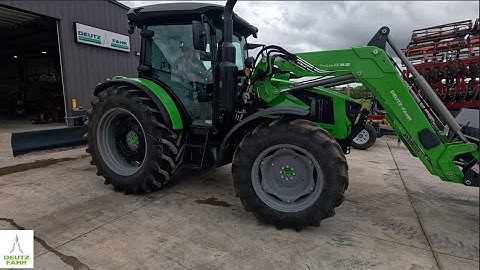 Deutz Fahr 5125 Tractor 3 Point Hitch Operation
