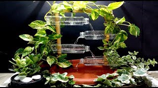 How to make Terracotta Fountain with Plastic Bottles / DIY