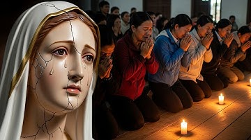 Tượng Đức Mẹ Bất Ngờ Khóc Trong Thánh Lễ – Cả Giáo Xứ Miền Núi Quỳ Gục Trong Nước Mắt!