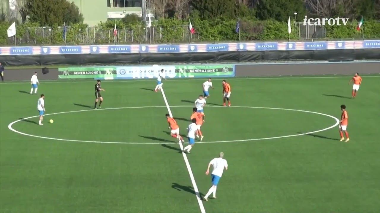 Riccione Calcio 1926 Villamarina 2 0, Stadio Comunale Riccione davanti a più di 500 spettatori