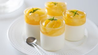 フレッシュフルーツゼリー＆パンナコッタの作り方 Fresh Fruit Jelly & Panna Cotta｜HidaMari Cooking