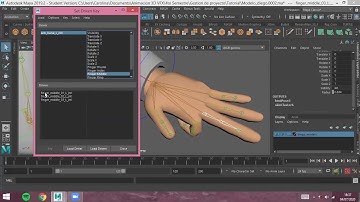 Rigging Maya - Set driven key para abrir y cerrar dedos