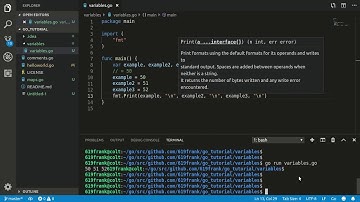 Part 4 | Variables in Golang | Go tutorial for absolute beginners