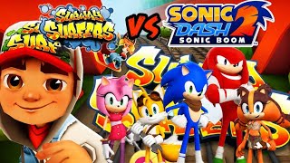 Sonic dash 2 Sonic boom vs Subway Suffers Android Gameplay HD screenshot 5