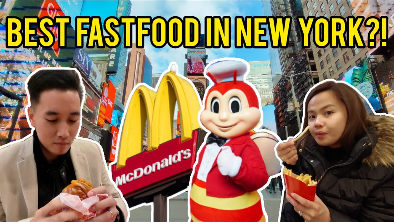JOLLIBEE NEW YORK USA: ULTIMATE FILIPINO FASTFOOD EXPERIENCE IN TIMES SQUARE | NEW YORK VLOG
