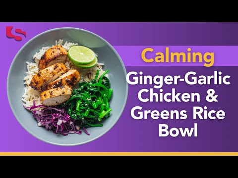 Ginger Garlic Chicken Rice Bowl