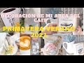 DECORACIÓN DE MI AREA DEL CAFE PRIMAVERA🌺🌷/VERANO🌻☀️/Ideas Para Decorar El Area Del Cafe