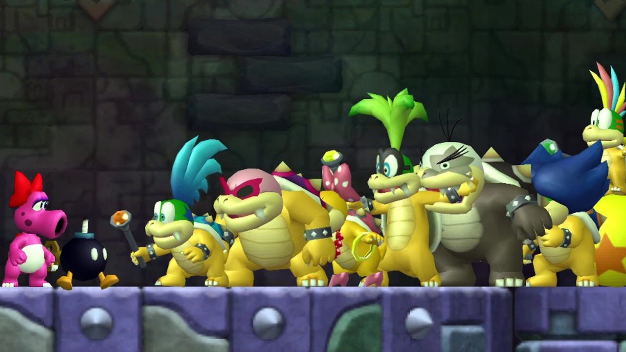 Can Birdo & Bob-Omb Beat All Koopalings At Once in New Super Mario Bros. Wii?