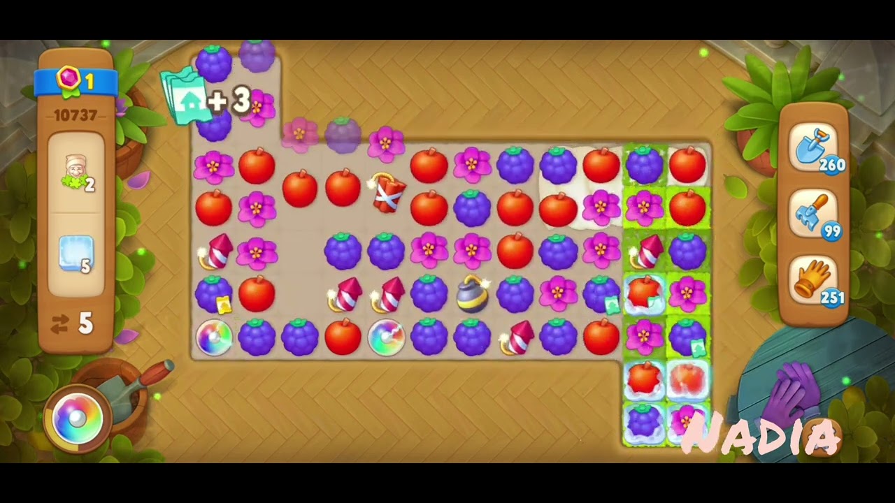 Gardenscapes Level 10737🥀. No Boosters used