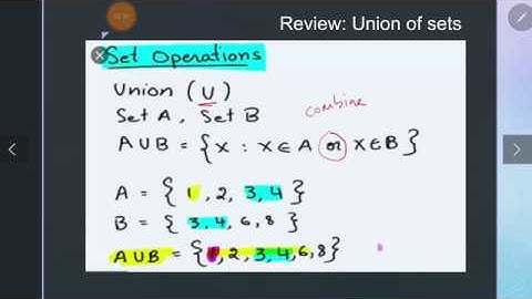 Chap 4 Operation on Sets Combined Operation