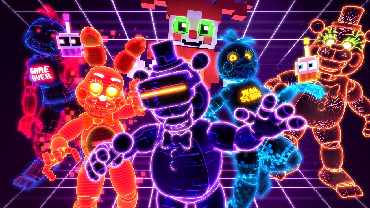 FNaF AR Arcade Generations V2 | Speed Art (sfm)