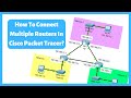 How to connect multiple routers in Cisco Packet Tracer?