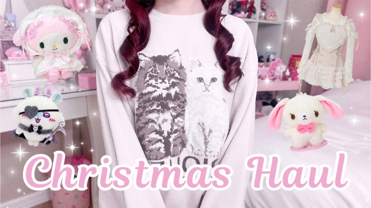 what I got for christmas 2025 ♡ sanrio, liz lisa, chiikawa, gelato pique | kawaii christmas haul