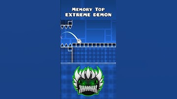 Memory Top Extreme Demon in Geometry Dash #gd #robtop #geometrydash #shorts