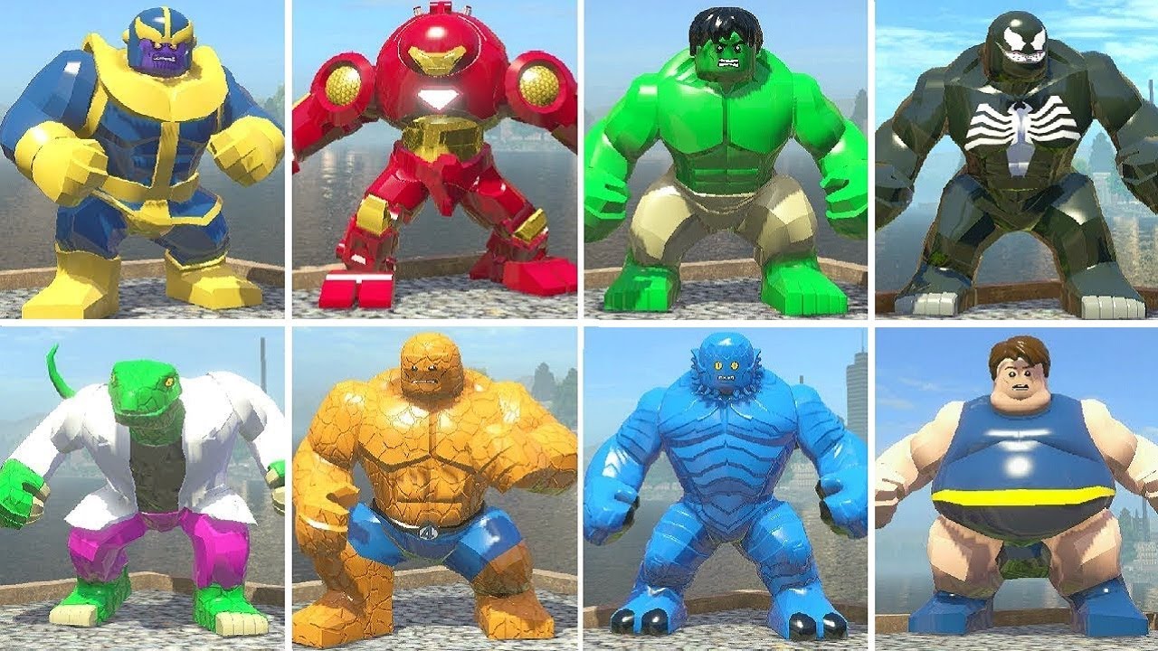 solnedgang Habubu Ring tilbage LEGO Marvel Super Heroes - All Big Fig Characters - YouTube