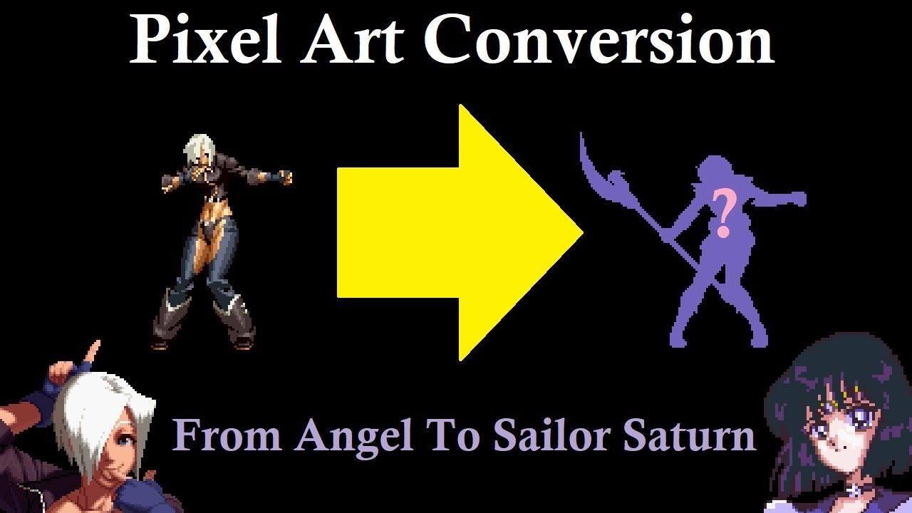 🎨 From KOF Angel To Sailor Saturn Command Grab 1st Frame Pixel Art ...
