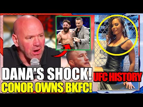 BREAKING NEWS! Dana White WILL FLIP OUT after BKFC Conor McGregor ANNOUNCEMENT, UFC History made!