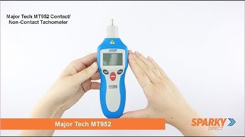 Major Tech MT952 | Contact/ Non-Contact Tachometer