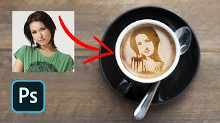 Photoshop Tutorial: How to place your photo to coffee cup (Mockup Tutorial) screenshot 3