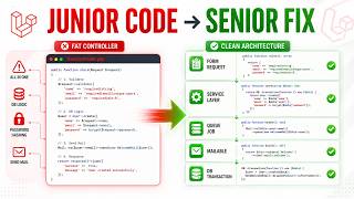 Stop Writing Business Logic in Controllers | Laravel Service Layer Explained