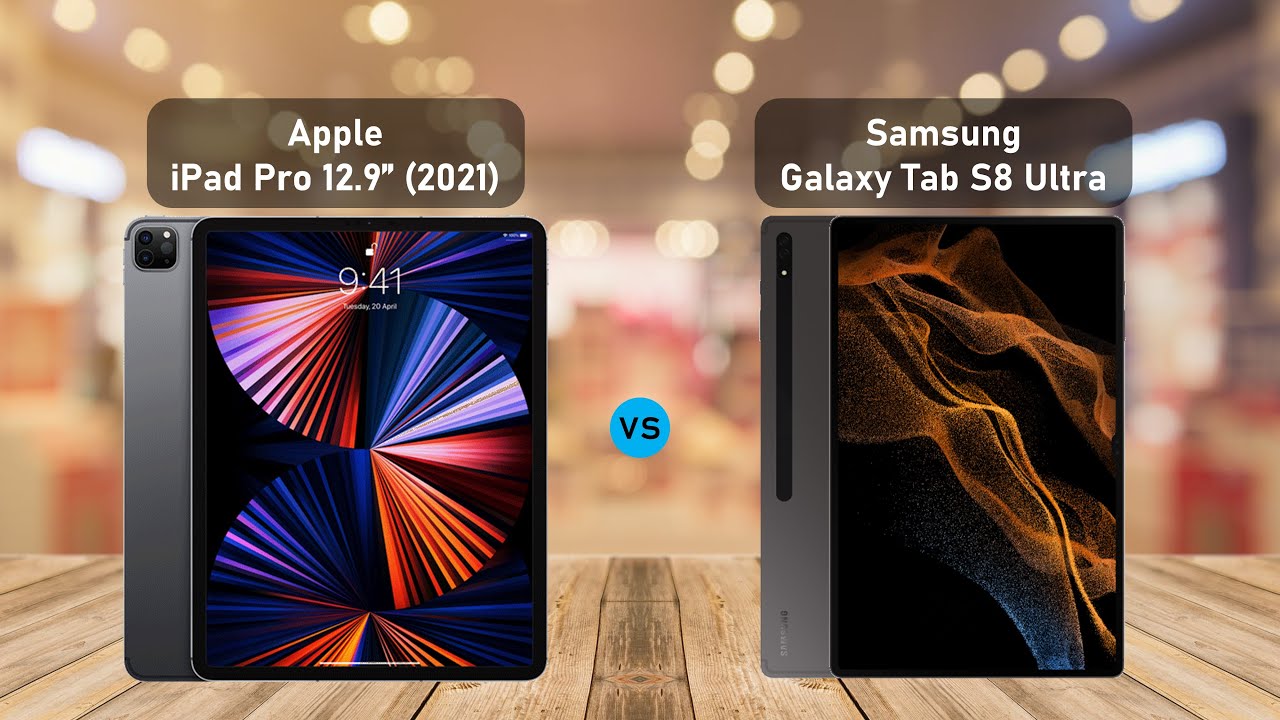 Comparison - Apple iPad Pro 12.9-inch vs Samsung Galaxy Tab S8 Ultra ...