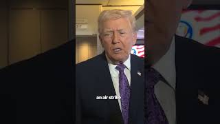 Trump backs Hegseth over reported 'no quarter' order after drug boat strike: 'I believe him' #shorts