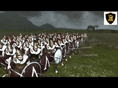 Видео: Царские Спартанцы VS Присягнувшие Total War: Rome 2 (тест отрядов)