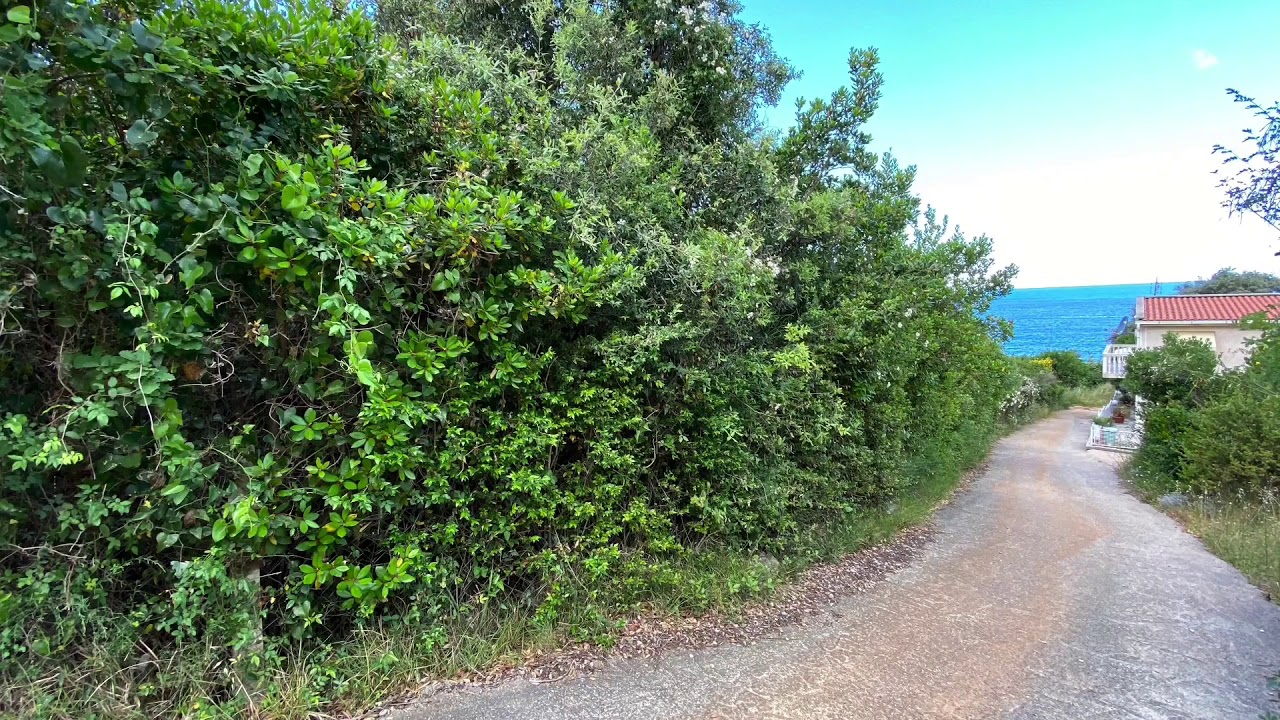 Front line plot with fantastic sea views in a small bay, Utjeha, 6840 - YouTube