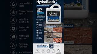 HydroBlock: protección hidrófoba invisible contra humedad 💧 #sellador  #shorts  #nanobiotech