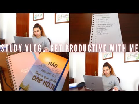 Study Vlog *realzão* - get productive with me *dicas de estudo*