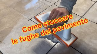 Tutorial Fai da te Come Stuccare fughe piastrelle del pavimento con Litokol FillGood EVO