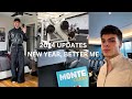 New year better me  life updates gym vlog clothing haul 2024 ins  outs