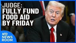 Trump Admin. Faces Food Aid Deadline; Trump Rx Cuts Weight Loss Drug Prices | NTD Newsroom (Nov. 6)