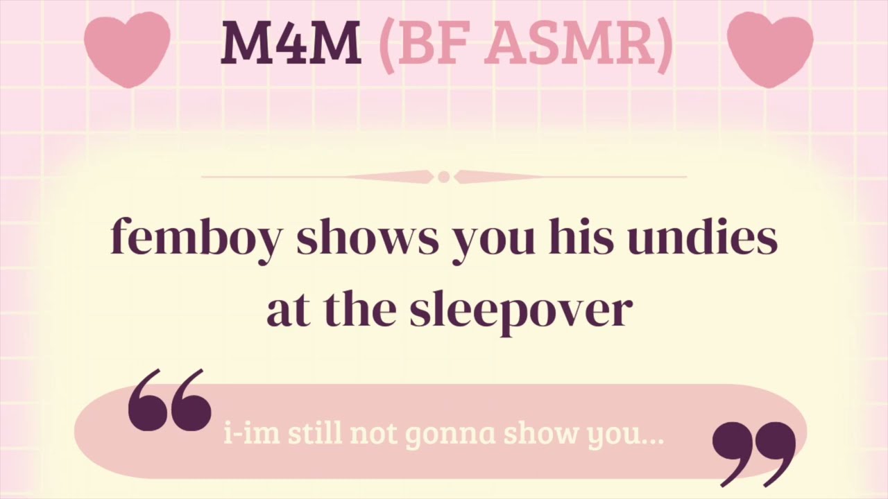 [M4M] [ASMR] Childhood Friend Turns Out To Be A Femboy?!