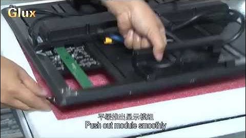 Glux IDsn Series Rental LED Display Screen Module Change Method
