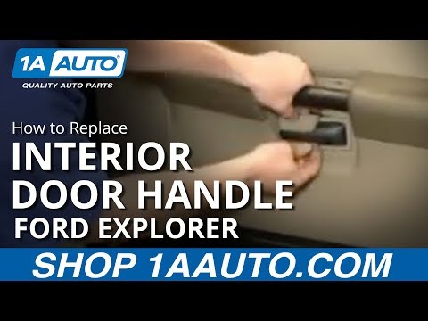 How to replace door handle on 1997 ford explorer
