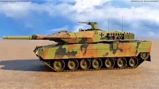 Leopard 2A5 Main Battle Tank 3D model screenshot 4