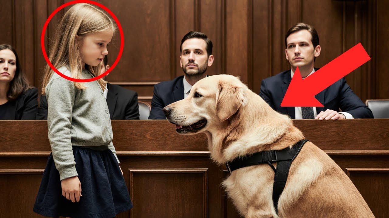 Dívka řekla psovi dvě slova a soud ztichl!