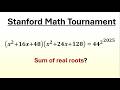 Stanford Math Tournament 2025 | Only 2% Can Solve This?