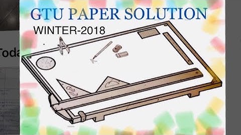 GTU Solved paper | BE-winter-2018  | Part-1 (Gujarati )