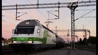 KAKSI YÖJUNAA JUHANNUKSENA  TWO NIGHT TRAINS IN MIDSUMMER KOKKOLA CITY KESÄKUU 25-26 JUNE 2021.