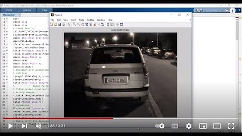 An Efficient Texture Descriptor for the Detection of License Plates From Vehicle Images using Matlab